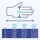 Kingfa púdermentes nitril kesztyű Medical kék 100 db/csomag