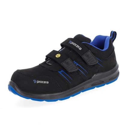 Procera munkavédelmi cipő Olympus S1P ESD fekete-kék