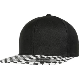   Flexfit baseball sapka Checkerboard Snapback 6P fekete-terepszín fekete