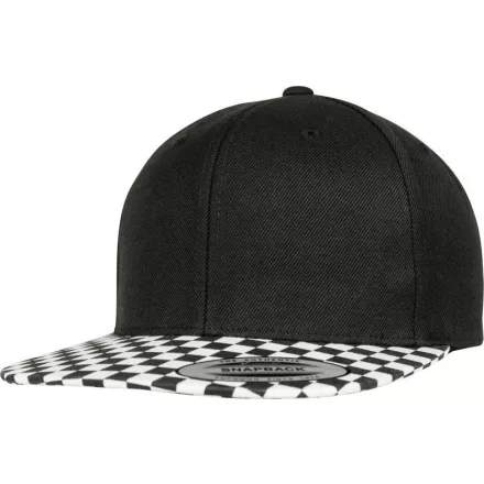 Flexfit baseball sapka Checkerboard Snapback 6P fekete-terepszín fekete