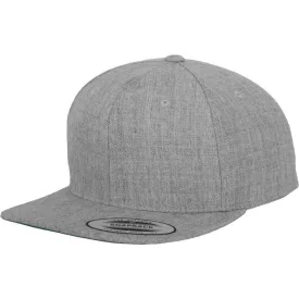  Flexfit baseball sapka Classic Snapback 6P melírozott szürke