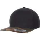 Flexfit baseball sapka Classic Snapback 2-Tone Camo 6P fekete-terepszín