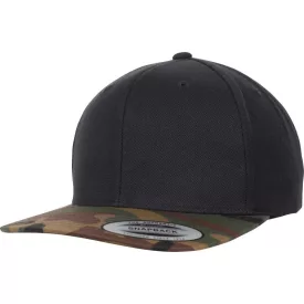   Flexfit baseball sapka Classic Snapback 2-Tone Camo 6P fekete-terepszín