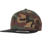 Flexfit baseball sapka Classic Snapback 2-Tone Camo 6P terepszín-fekete