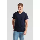 Fruit póló Valueweight V-neck T 165 sötét tengerkék
