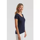 Fruit női póló Iconic V-Neck T 150 tengerkék