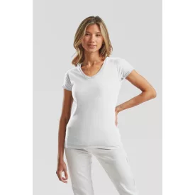 Fruit női póló Iconic V-Neck T 150 fehér