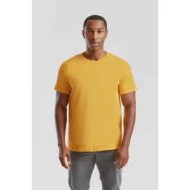 Fruit póló Ringspun Premium T 195 sárga