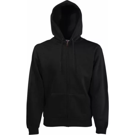 Fruit pulóver Premium Hooded Jacket 280 fekete