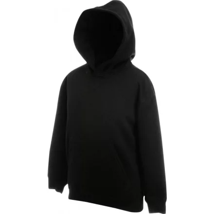 Fruit gyerek pulóver Classic Hooded 280 fekete