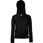Fruit női pulóver Premium Hooded Jacket 280 fekete
