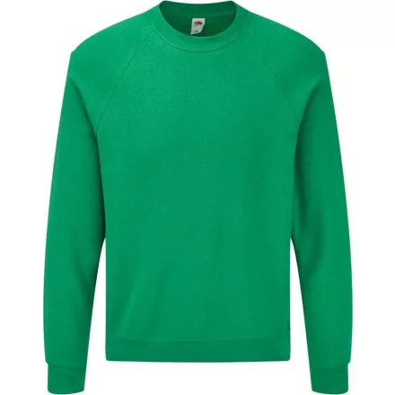 Fruit pulóver Classic Raglan Sweat 280 melírozott retro-zöld