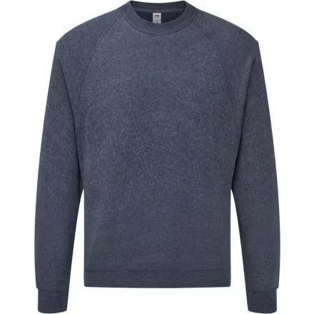 Fruit pulóver Classic Raglan Sweat 280 melírozott vintage-tengerkék