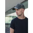 Flexfit baseball sapka Camo Washed 6P koptatott terepszín zöld