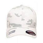 Flexfit terepmintás baseball sapka 6P fehér-terep