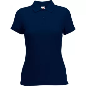 Fruit galléros női póló Lady-Fit 180 sötét tengerkék