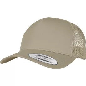 Flexfit baseball sapka Retro Trucker 5P khaki