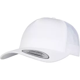 Flexfit baseball sapka Retro Trucker 5P fehér