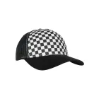 Flexfit baseball sapka Checkerboard Trucker 5P fekete-fehér
