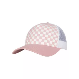   Flexfit baseball sapka Checkerboard Trucker 5P rózsaszín-fehér