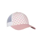 Flexfit baseball sapka Checkerboard Trucker 5P rózsaszín-fehér