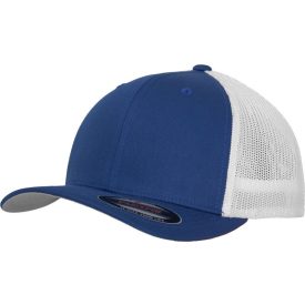   Flexfit baseball sapka Mesh Cotton Twill Trucker 6P királykék-fehér