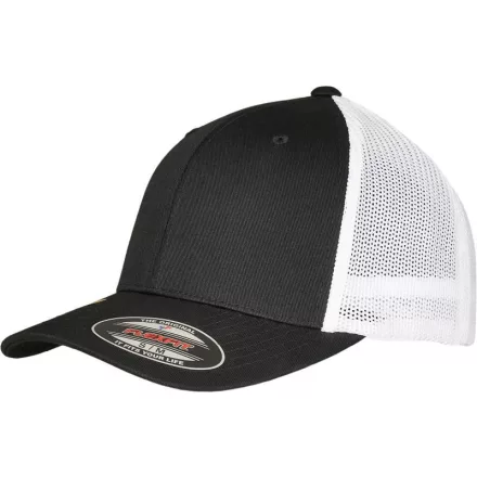 Flexfit baseball sapka Trucker Recycled 6P fekete-fehér