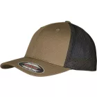 Flexfit baseball sapka Trucker Recycled 6P olíva-fekete