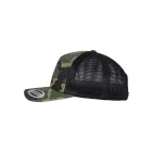 Flexfit baseball sapka Camo Trucker 5P terepszín zöld-fekete