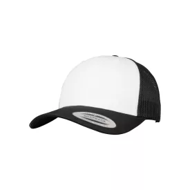   Flexfit baseball sapka Retro Trucker Colored Front 6P fekete-fehér-fekete