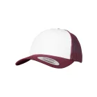 Flexfit baseball sapka Retro Trucker Colored Front 6P gesztenye-fehér-gesztenye