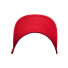 Flexfit baseball sapka Retro Trucker Colored Front 6P piros-fehér-piros