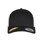 Flexfit baseball sapka Recycled Retro Trucker 6P fekete-fehér