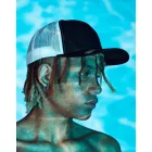 Flexfit baseball sapka Recycled Retro Trucker 6P fekete-fehér