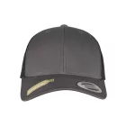 Flexfit baseball sapka Recycled Retro Trucker 6P ébenszürke-fekete
