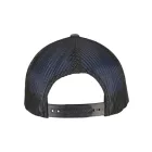 Flexfit baseball sapka Recycled Retro Trucker 6P ébenszürke-fekete