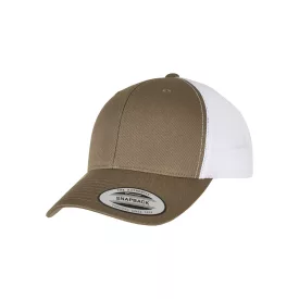   Flexfit baseball sapka Recycled Retro Trucker 6P olíva-fehér