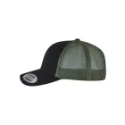Flexfit baseball sapka Retro Trucker 2-Tone 6P fekete-moha