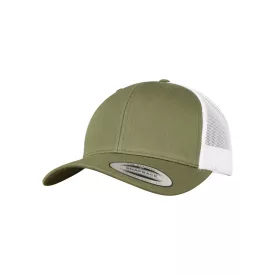 Flexfit baseball sapka Retro Trucker 2-Tone 6P buck-fehér