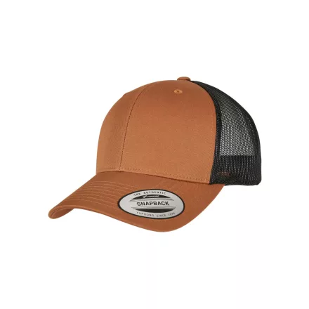 Flexfit baseball sapka Retro Trucker 2-Tone 6P karamell-fekete