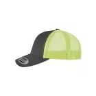 Flexfit baseball sapka Retro Trucker 2-Tone 6P ébenszürke-neon zöld