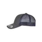 Flexfit baseball sapka Retro Trucker 2-Tone 6P ébenszürke-tengerkék