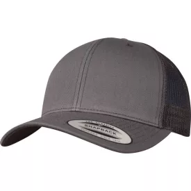   Flexfit baseball sapka Retro Trucker 2-Tone 6P sötét szürke