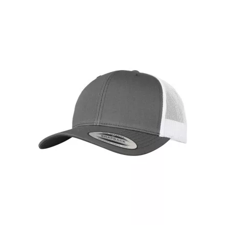 Flexfit baseball sapka Retro Trucker 2-Tone 6P sötét szürke-fehér