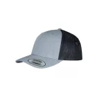 Flexfit baseball sapka Retro Trucker 2-Tone 6P melírozott szürke-fekete