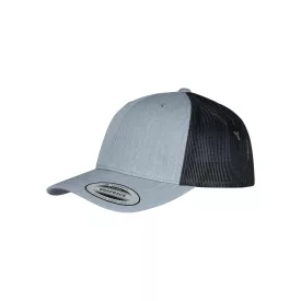   Flexfit baseball sapka Retro Trucker 2-Tone 6P melírozott szürke-fekete