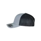 Flexfit baseball sapka Retro Trucker 2-Tone 6P melírozott szürke-fekete