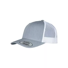   Flexfit baseball sapka Retro Trucker 2-Tone 6P melírozott szürke-fehér