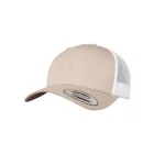 Flexfit baseball sapka Retro Trucker 2-Tone 6P khaki-fehér