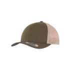 Flexfit baseball sapka Retro Trucker 2-Tone 6P moha-khaki